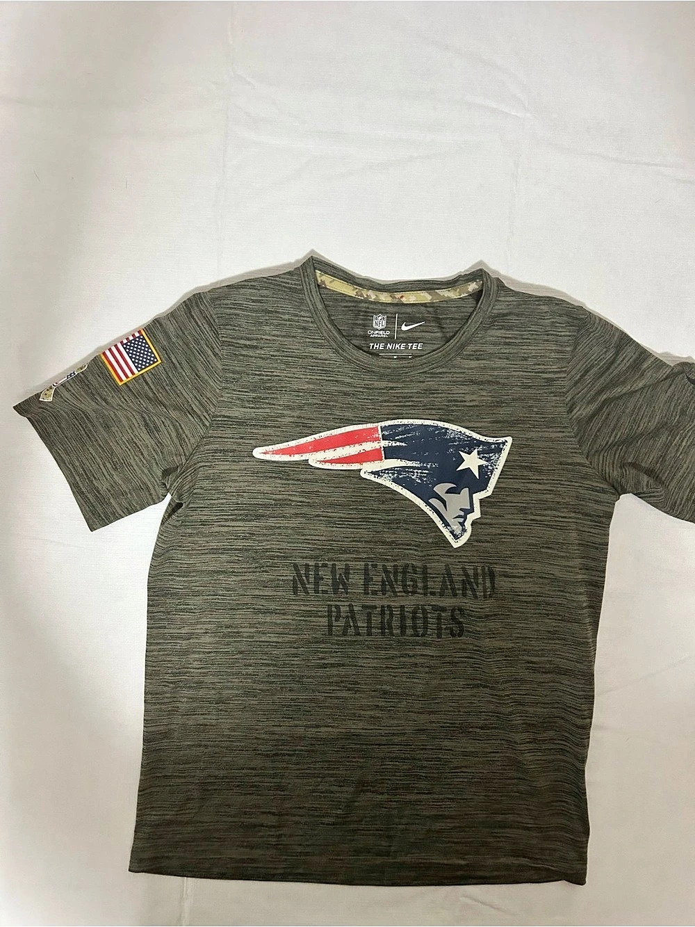 Nike New England Patriots Nike Salute to Service Dri-FIT Youth T-Shirt Salute to